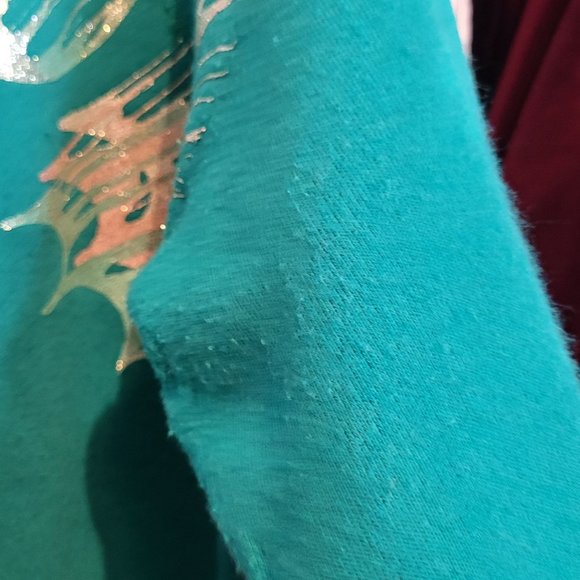 Vintage Spin Art Sweatshirt Abstract Painted Design Adult XL Green 80s Retro - Picture 6 of 8